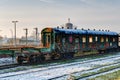 Old abandoned wagon Royalty Free Stock Photo