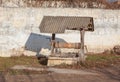 Old abandoned water well Royalty Free Stock Photo