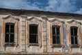 Old abandoned weathered house facade Royalty Free Stock Photo