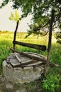 Old abandoned well Royalty Free Stock Photo