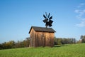 Old abandoned windmill Royalty Free Stock Photo