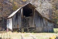 Old abandoned wooden barn in West Virginia