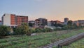 Old abandonned railway in the Dorcol district in Belgrade