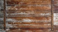 Old abstract brown peeled off rustic wooden boards / wooden gate / wooden door texture, with teel bolt - wood background shabby Royalty Free Stock Photo