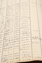 Old Accounting Ledger