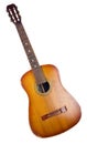 Old acoustic guitar Royalty Free Stock Photo