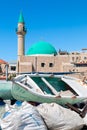 Old Acre - The Sea Mosque Royalty Free Stock Photo