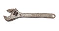 Old adjustable wrench Royalty Free Stock Photo