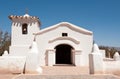 Old adobe church in the countryside of Argentina.