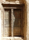 Doorway in the part-ruined village of Al Hamra in Oman