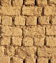 Old adobe wall closeup Royalty Free Stock Photo