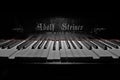 Old Adolf Steiner viennese piano keyboard
