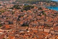 Old Adriatic island town Hvar. Croatia Royalty Free Stock Photo