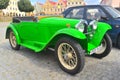 Old Aero car in Telc, Czech republic