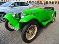 Old Aero car in Telc, Czech republic