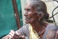Old age timepass smoking -india Gandhi nagar