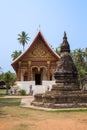 Chedi and Wat Aham in Luang Prabang