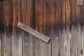 Old aged japanese red pine wood with decay and pale color at the Royalty Free Stock Photo