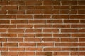 Old yellow orange red brick wall background texture Royalty Free Stock Photo