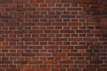 Old aged yellow orange red brick wall background texture Royalty Free Stock Photo