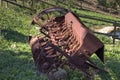 Old agricoltural tool Royalty Free Stock Photo