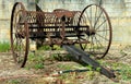 Old agricultural equipment for hay Royalty Free Stock Photo