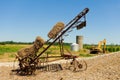 Old agricultural equipment in southern ontario