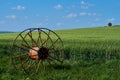 Old agricultural equipment wheel Royalty Free Stock Photo