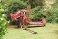 Old agriculture machinery at the German Museum at Frutillar, Chile Royalty Free Stock Photo