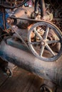 Old air compressor Royalty Free Stock Photo