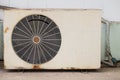 Old air-condition compressor Royalty Free Stock Photo