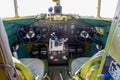 Old aircraft cabin Royalty Free Stock Photo