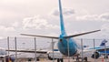 An old aircraft parking place in Estonia Royalty Free Stock Photo