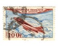 Old Airmail postage stamp