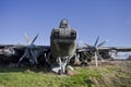 Old airplane - avro shackleton Royalty Free Stock Photo