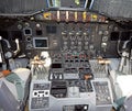 Old airplane cockpit Royalty Free Stock Photo