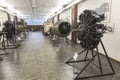 Old airplane engines in Nikola Tesla Technical Museum in Zagreb, Croatia