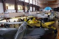 Old airplane in Nikola Tesla Technical Museum in Zagreb Royalty Free Stock Photo