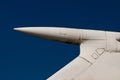 Old airplane wing tail Royalty Free Stock Photo