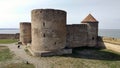 Old Akkerman Fortress, at the shore of Dniester Estuary, Bilhorod-Dnistrovskyi, Ukraine Royalty Free Stock Photo