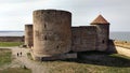 Old Akkerman Fortress, at the shore of Dniester Estuary, Bilhorod-Dnistrovskyi, Ukraine Royalty Free Stock Photo