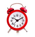 Old alarm-clock isolated