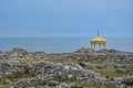 Old alcove in Chersonesus Tauride ancient town