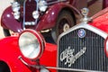 Old Alfa Romeo car at vintage car show