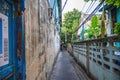 Old Alley building on talat noi.Talad Noi Talat Noi Royalty Free Stock Photo