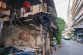 Old Alley building on talat noi.Talad Noi Talat Noi Royalty Free Stock Photo