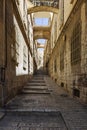 The Old Alley in the City of Jerusalem, Israel