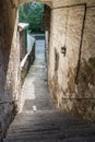 The old alleyway of Patagonian Court off Belmont Street, in Aberdeen, Scotand