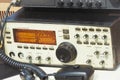 Old Amateur radio transmitter transceiver Royalty Free Stock Photo