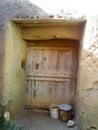The old Amazigh exterior door Royalty Free Stock Photo
